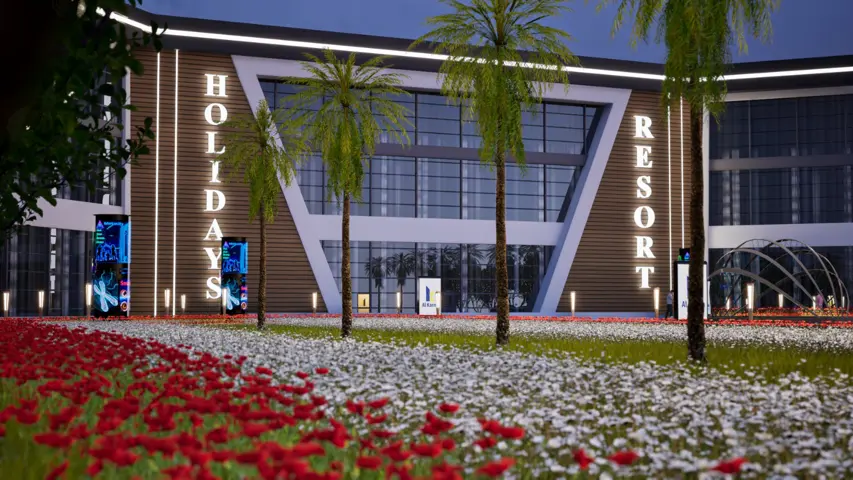 108 First Floor building 8 side pool.